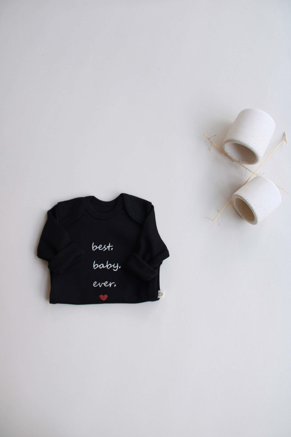 Baby Long Sleeve Bodysuit – 3 Pack (Best Baby, Love you Mommy Daddy)
