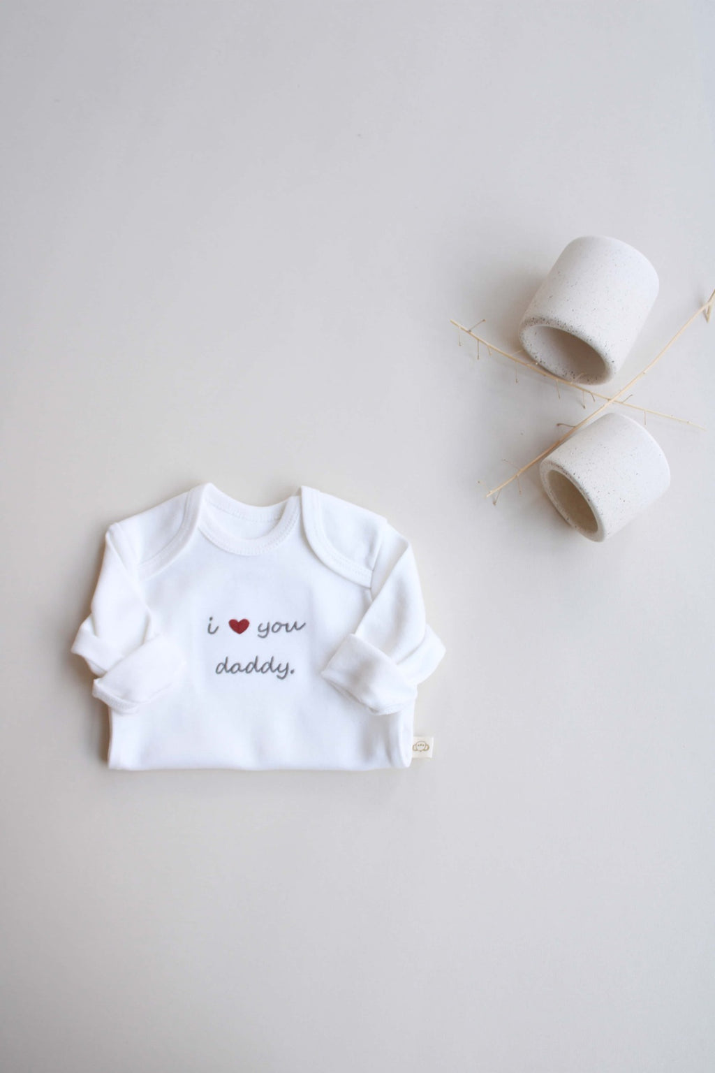 Baby Long Sleeve Bodysuit – 3 Pack (Best Baby, Love you Mommy Daddy)