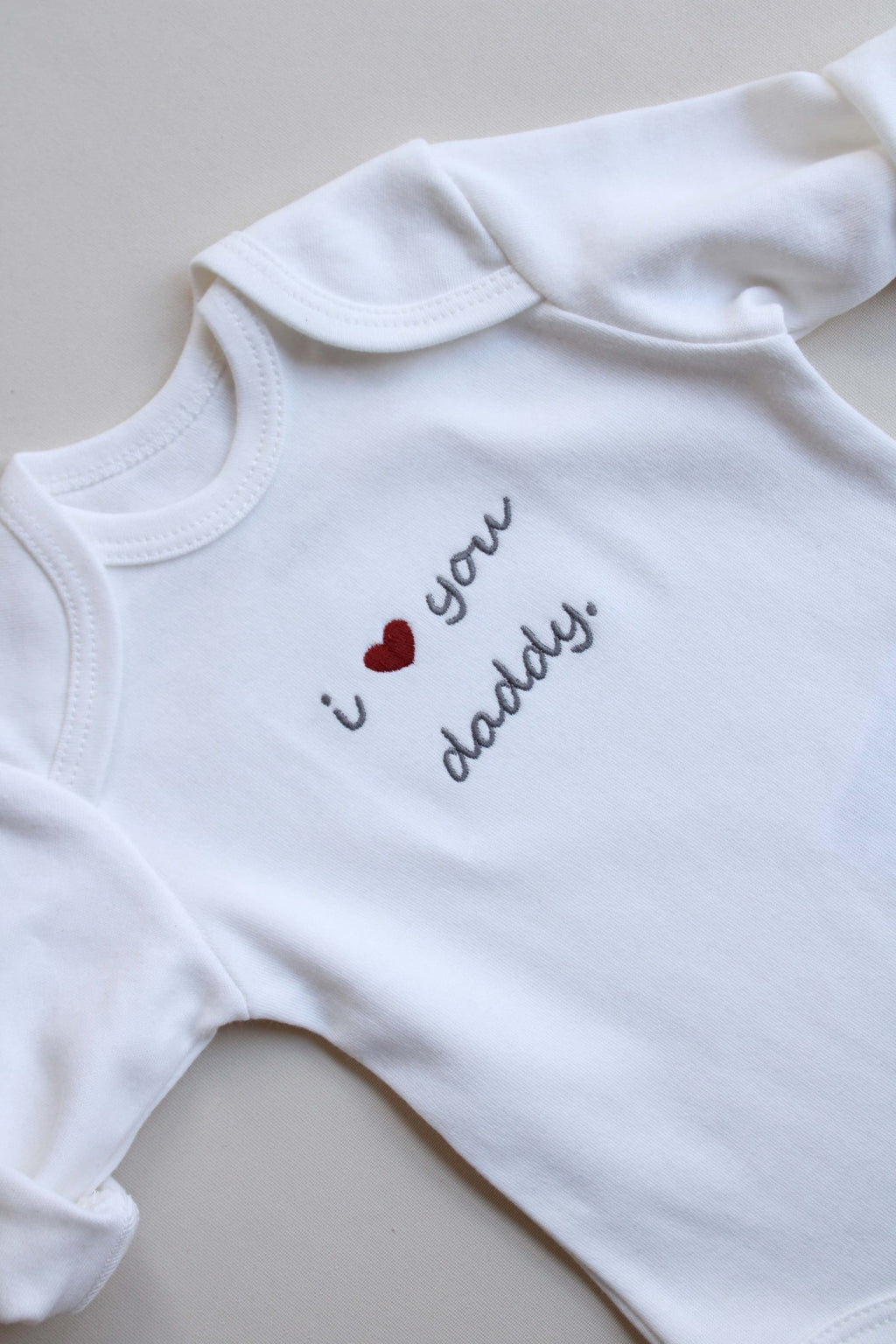 Baby Long Sleeve Bodysuit – 3 Pack (Best Baby, Love you Mommy Daddy)