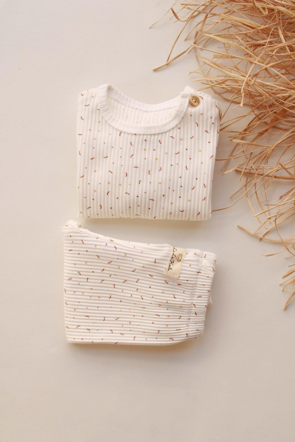 Ribbed Top & Leggings Set (Colorful)