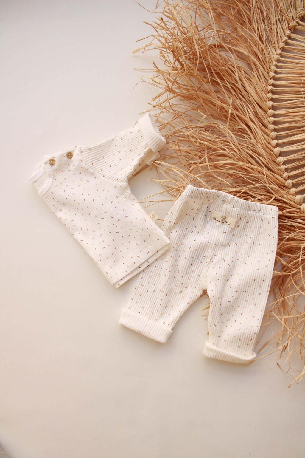 Ribbed Top & Leggings Set (Colorful)