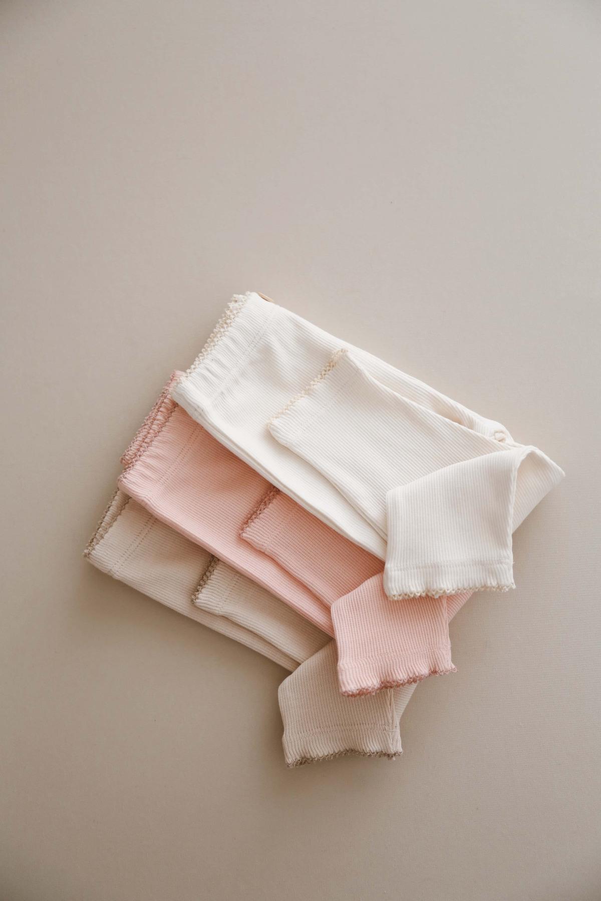 Ribbed Baby Leggings – 3 Pack