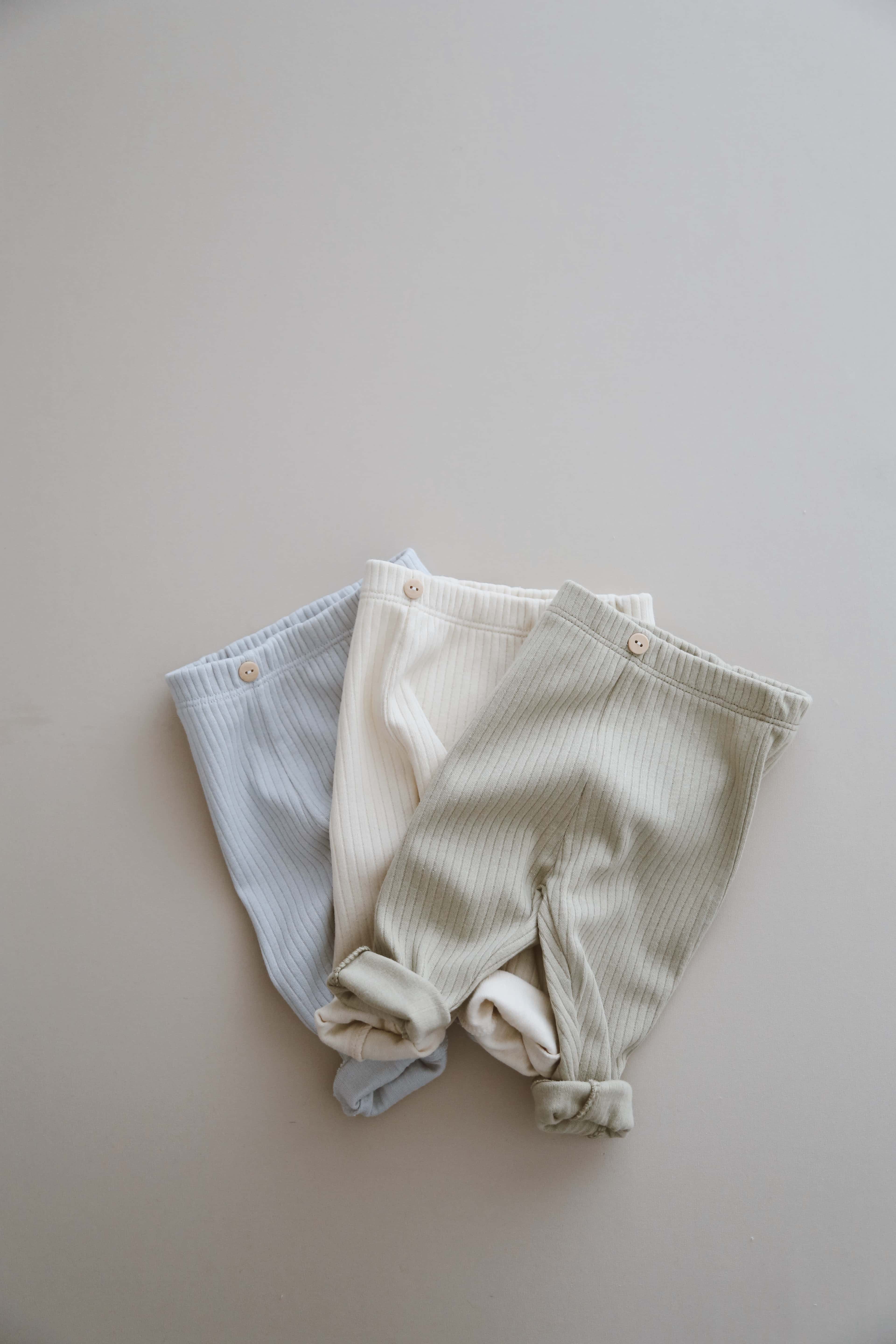 Ribbed Baby Leggings – 3 Pack