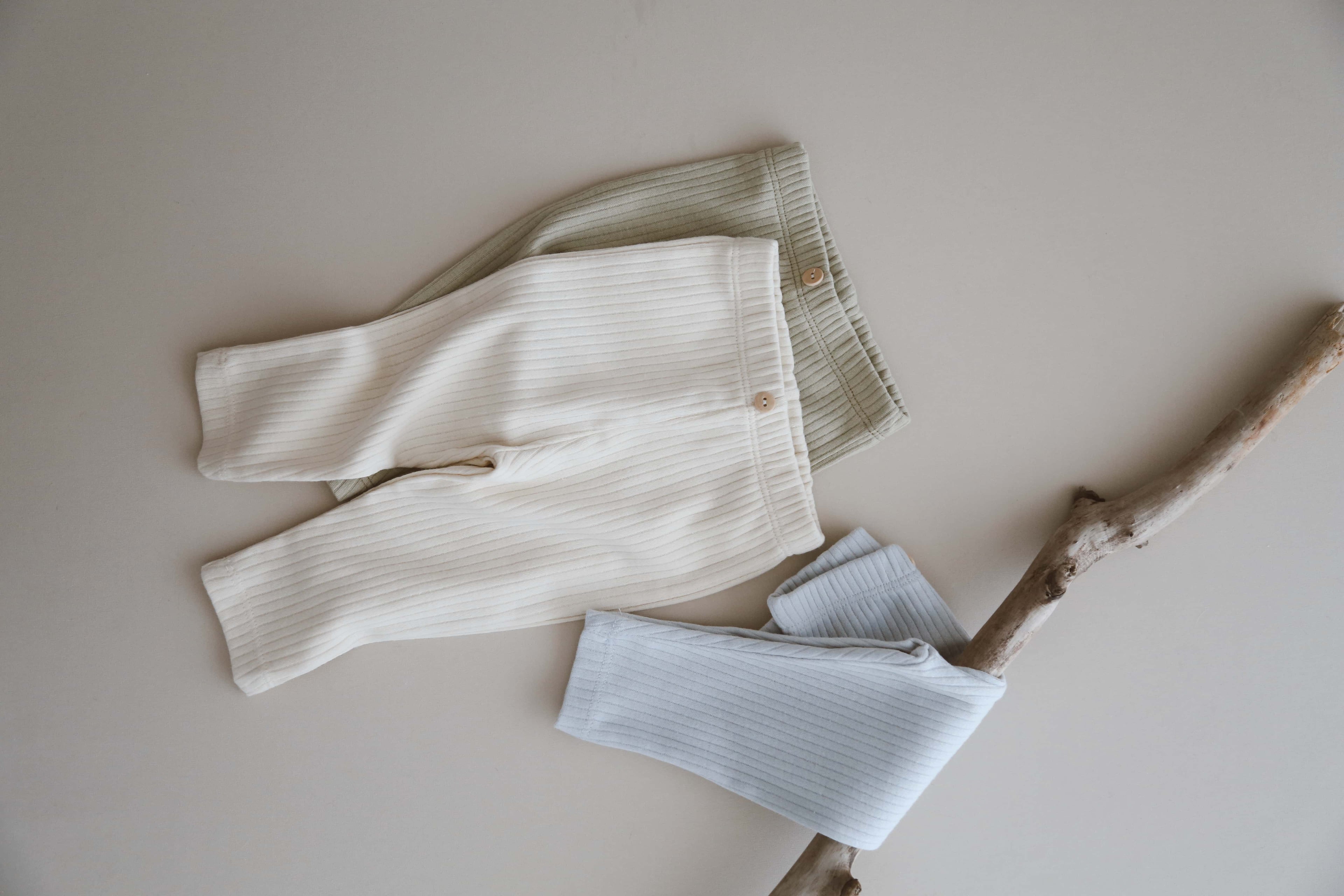 Ribbed Baby Leggings – 3 Pack