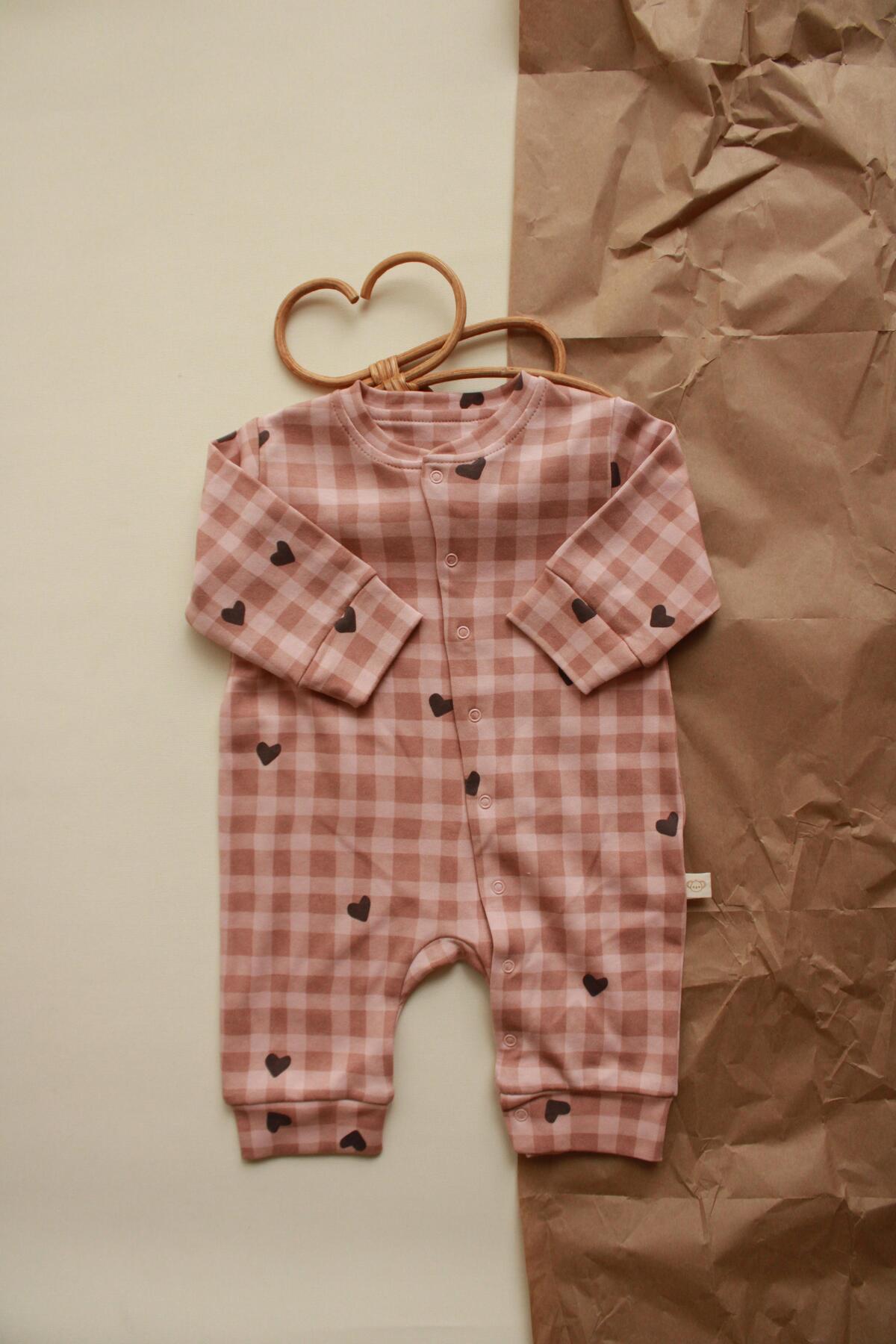 Baby Cotton Romper (Heart)