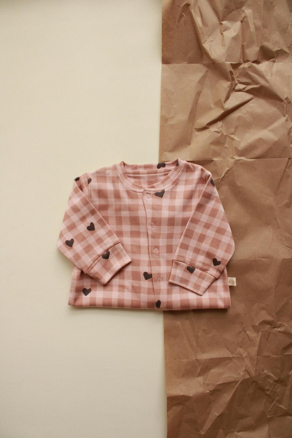 Baby Cotton Romper (Heart)