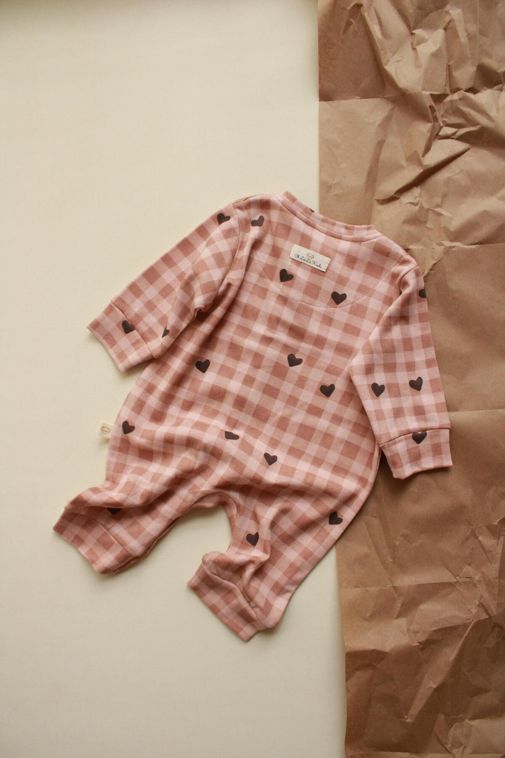 Baby Cotton Romper (Heart)