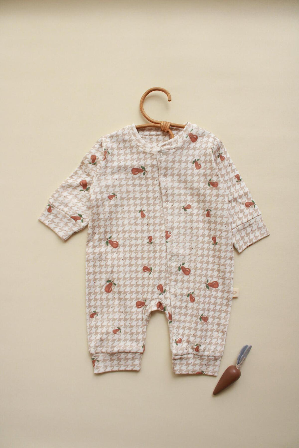 Baby Cotton Romper (Pear)