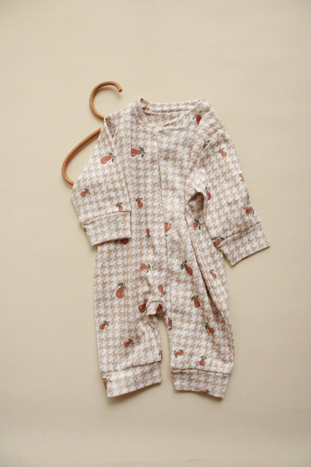 Baby Cotton Romper (Pear)