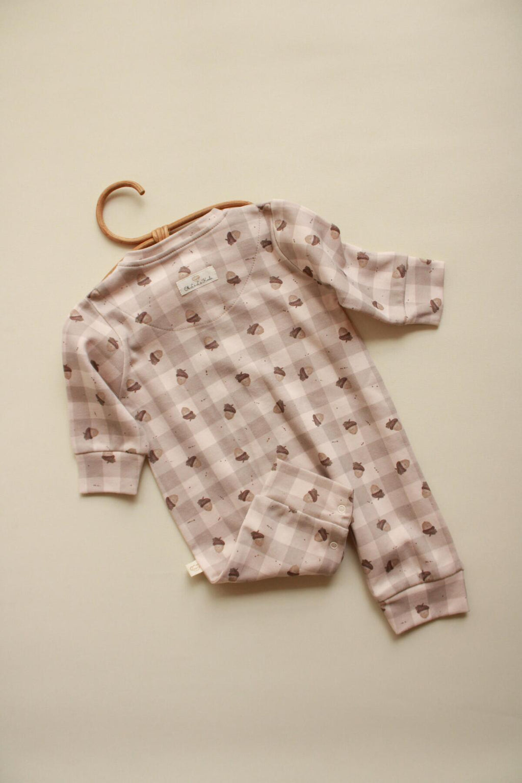 Baby Cotton Romper (Acorn)