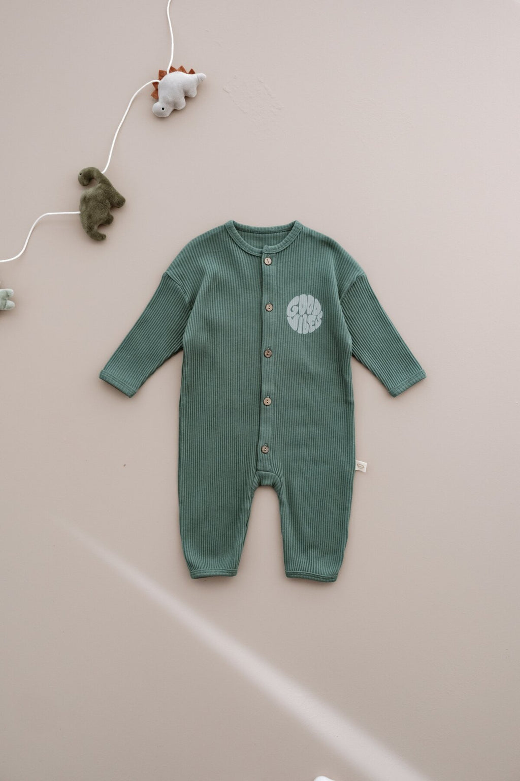 Baby Cotton Romper (Green)