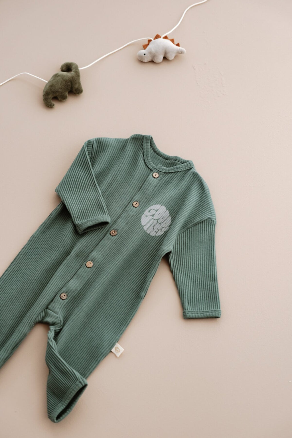 Baby Cotton Romper (Green)