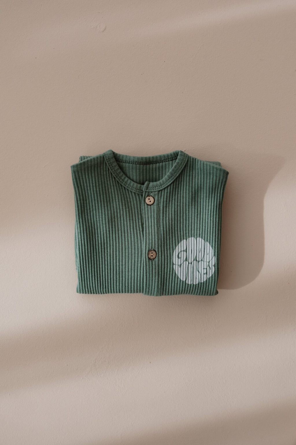 Baby Cotton Romper (Green)