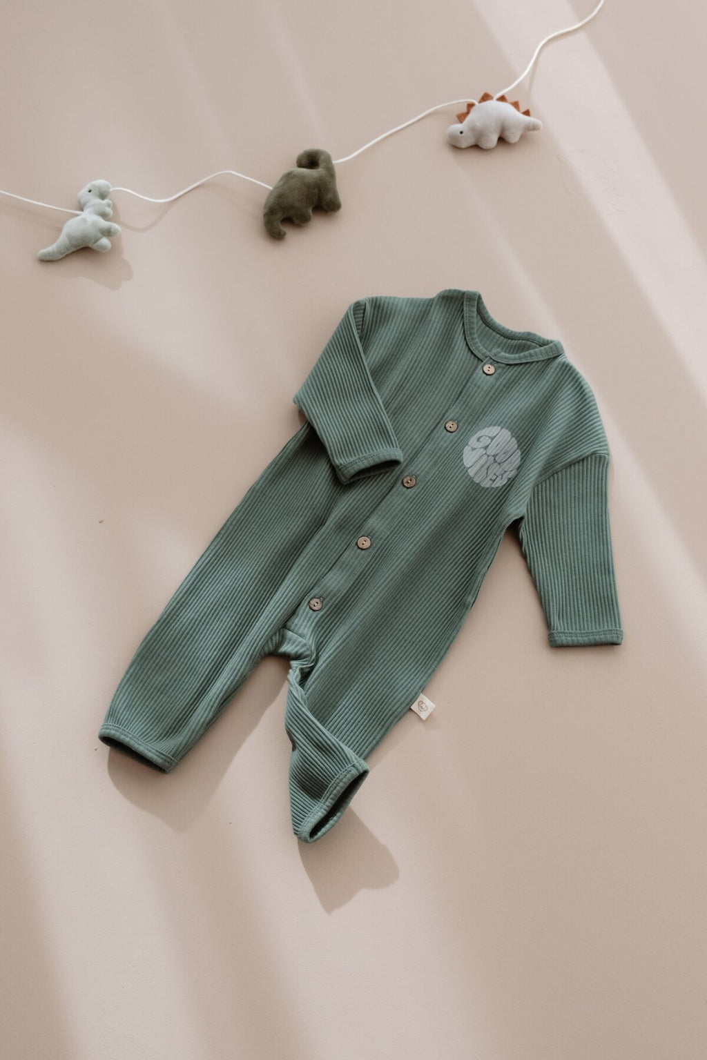 Baby Cotton Romper (Green)