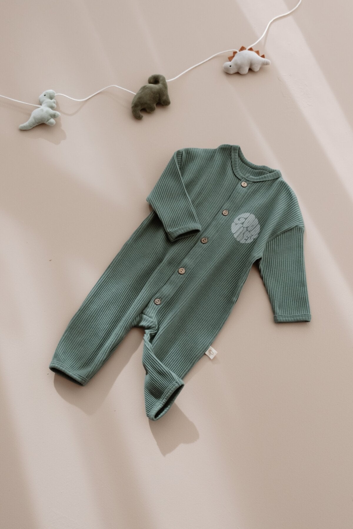 Baby Cotton Romper (Green)