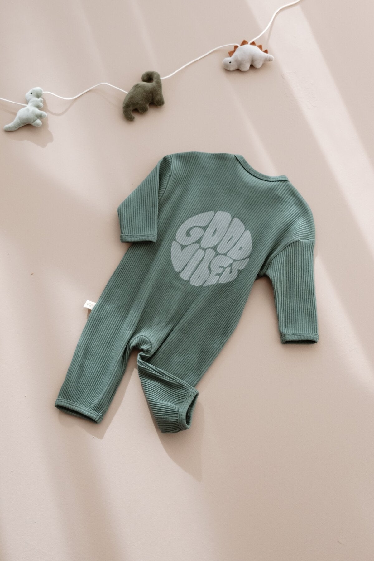 Baby Cotton Romper (Green)