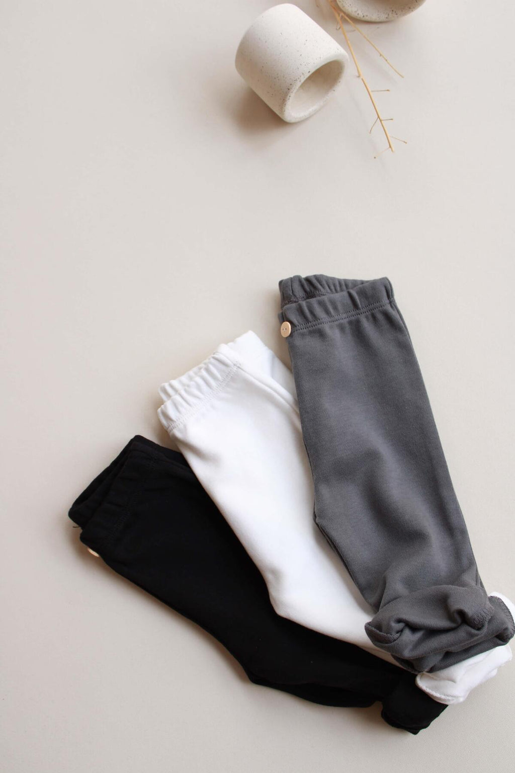 Baby Cotton Pants – 3 Pack