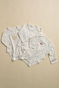 Baby Long Sleeve Bodysuit – 3 Pack (PENGUIN – SNOWFLAKE – POLAR BEAR)