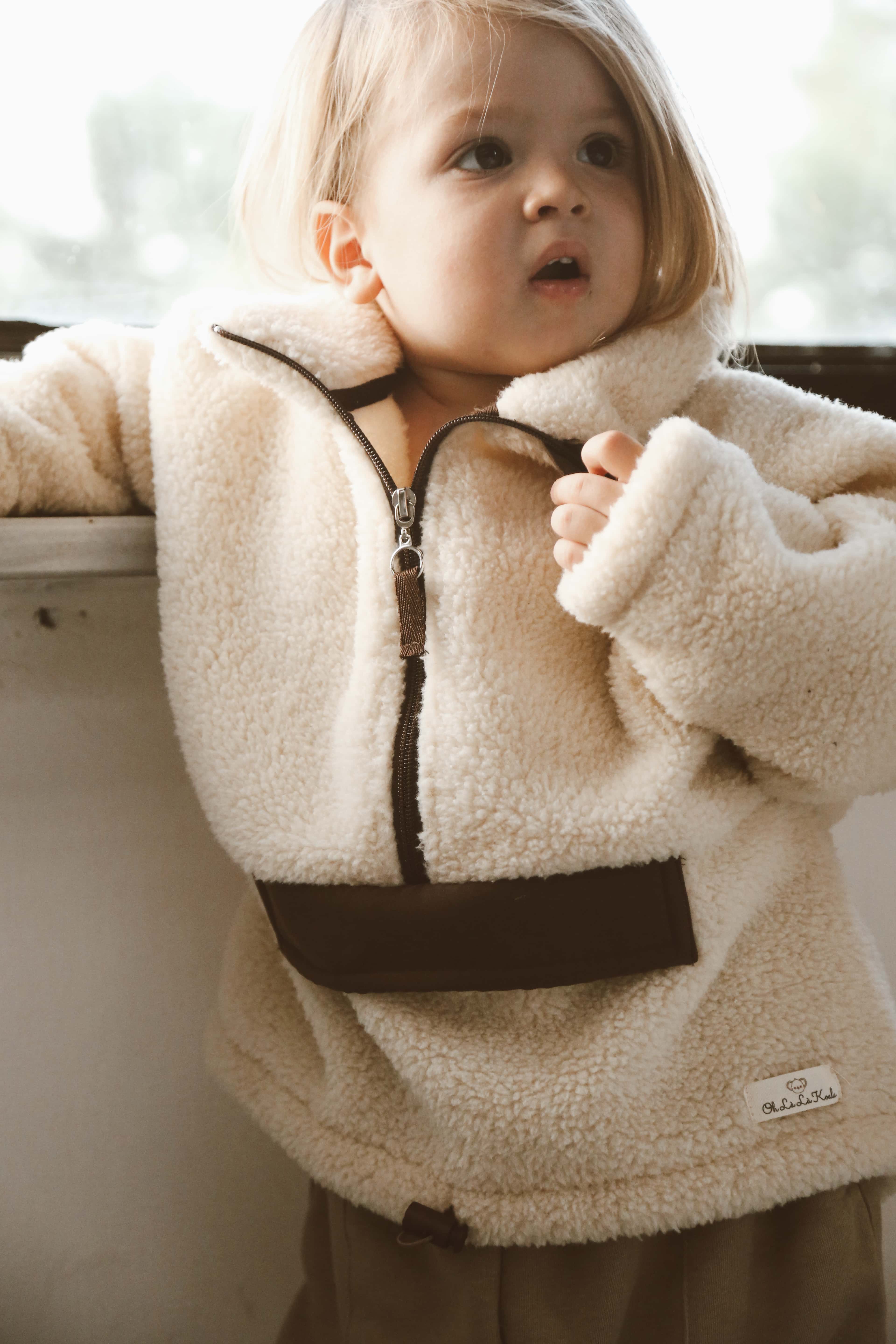 Teddy Fleece Zip Pullover