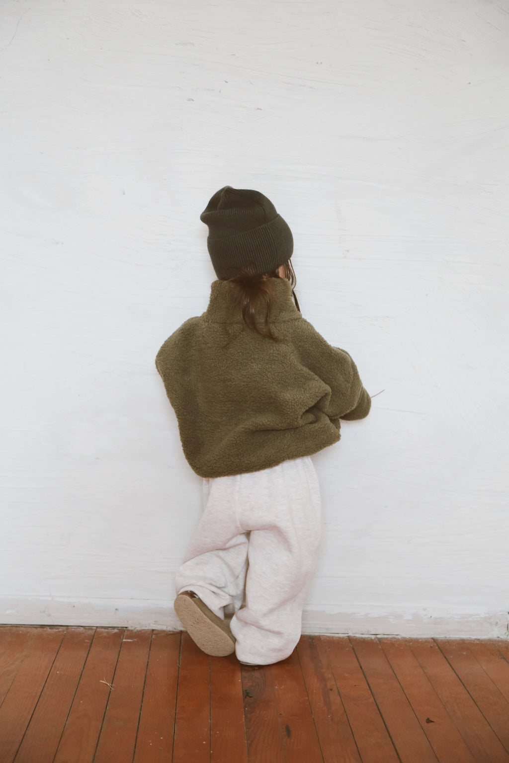 Teddy Fleece Zip Pullover