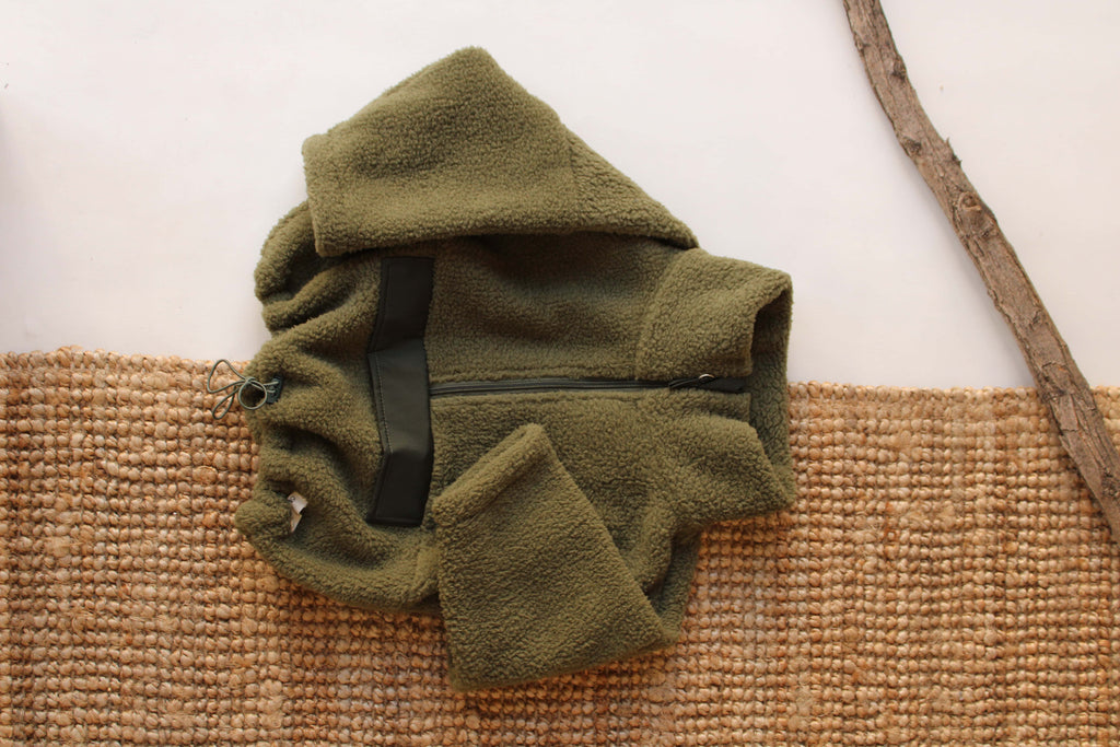 Teddy Fleece Zip Pullover