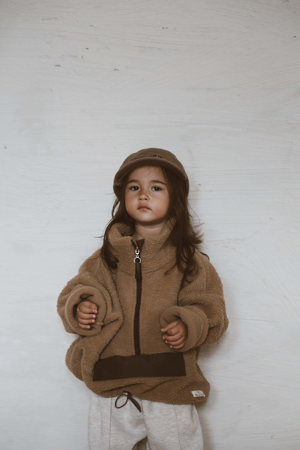 Teddy Fleece Zip Pullover