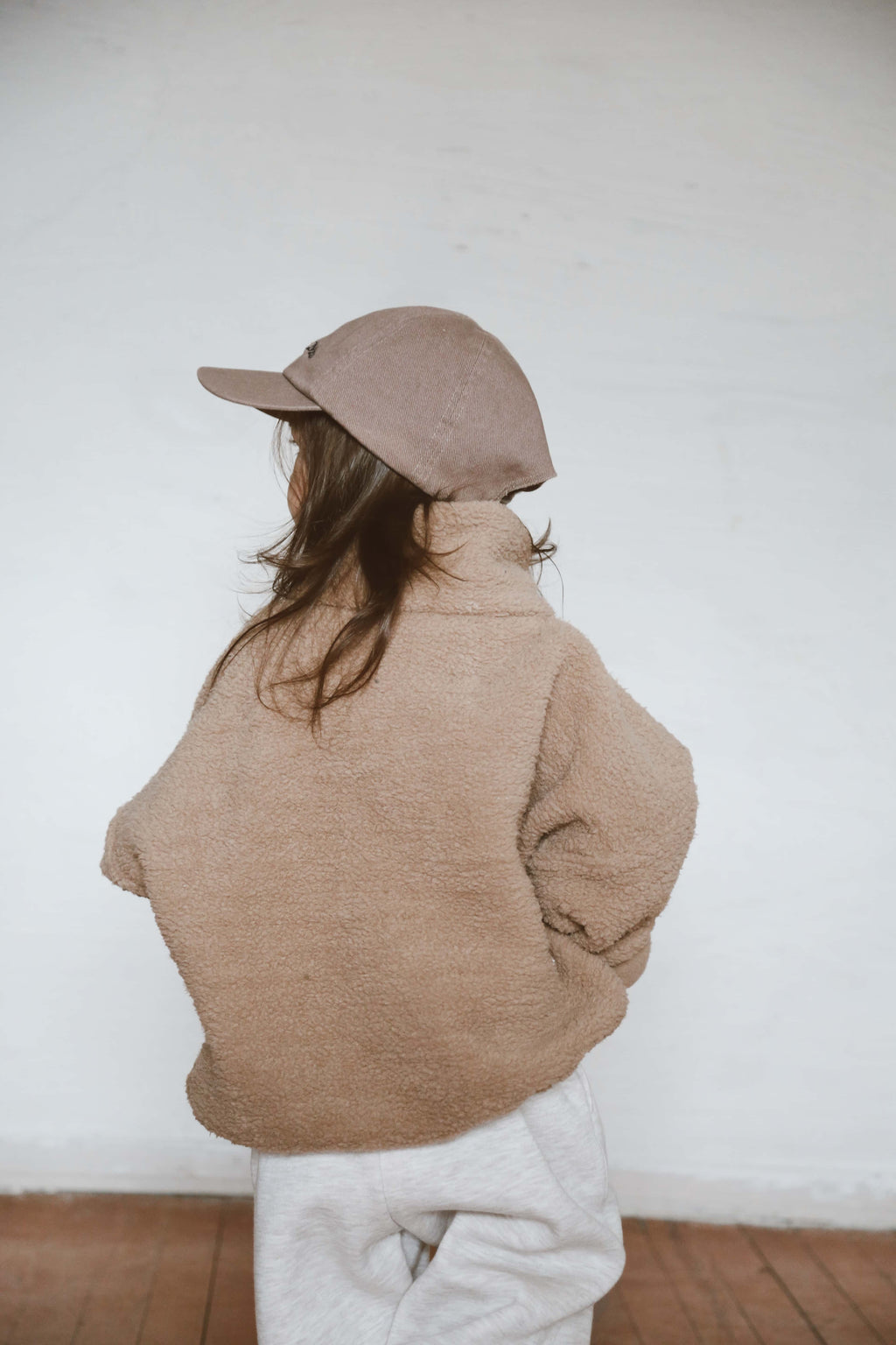 Teddy Fleece Zip Pullover