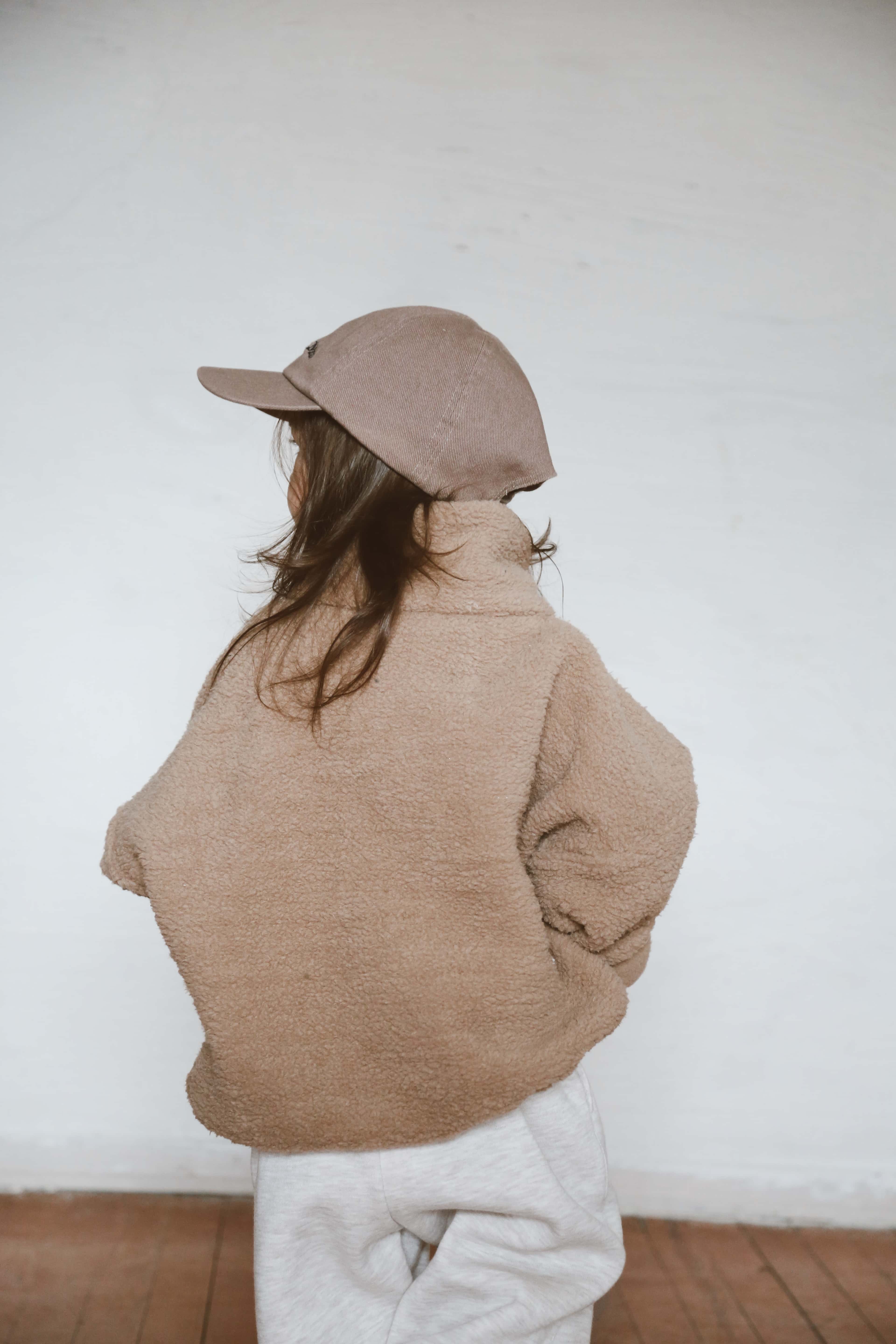 Teddy Fleece Zip Pullover