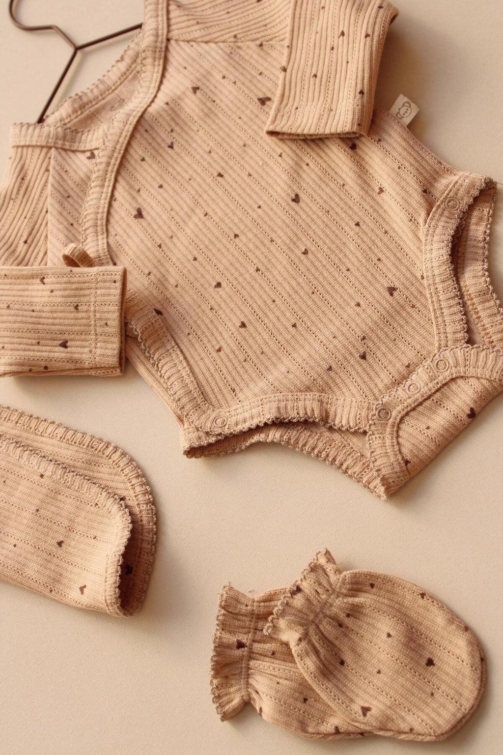 Newborn 5-Piece Cotton Set (Heart)