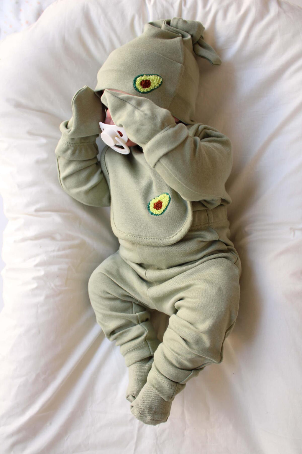 Newborn 5-Piece Cotton Set (Avocado)