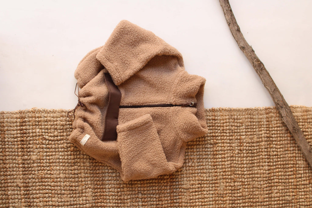 Teddy Fleece Zip Pullover