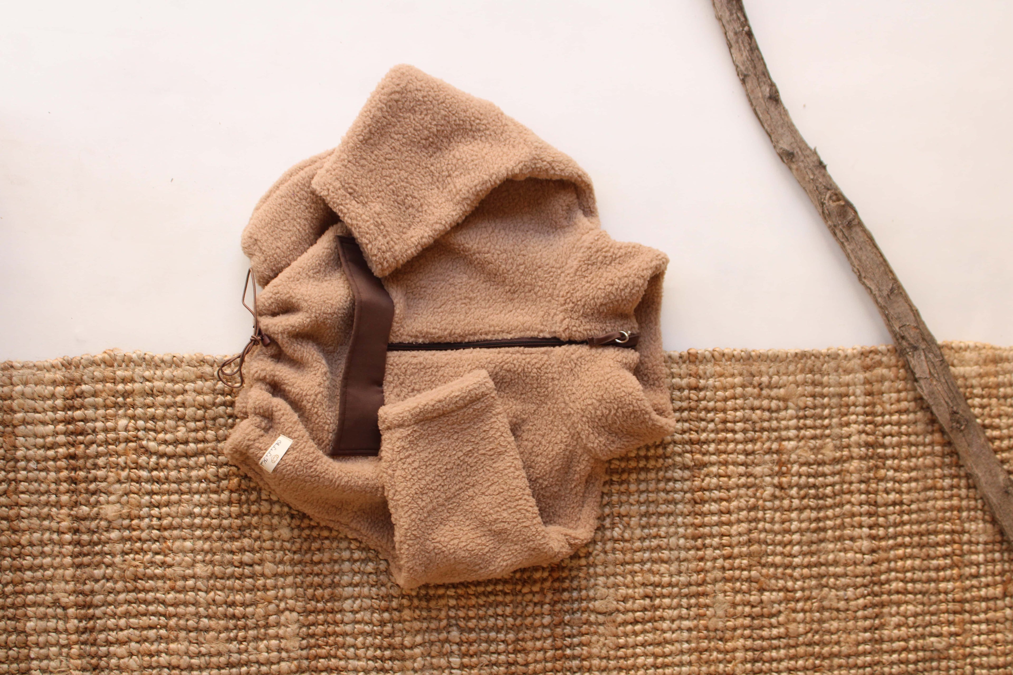 Teddy Fleece Zip Pullover