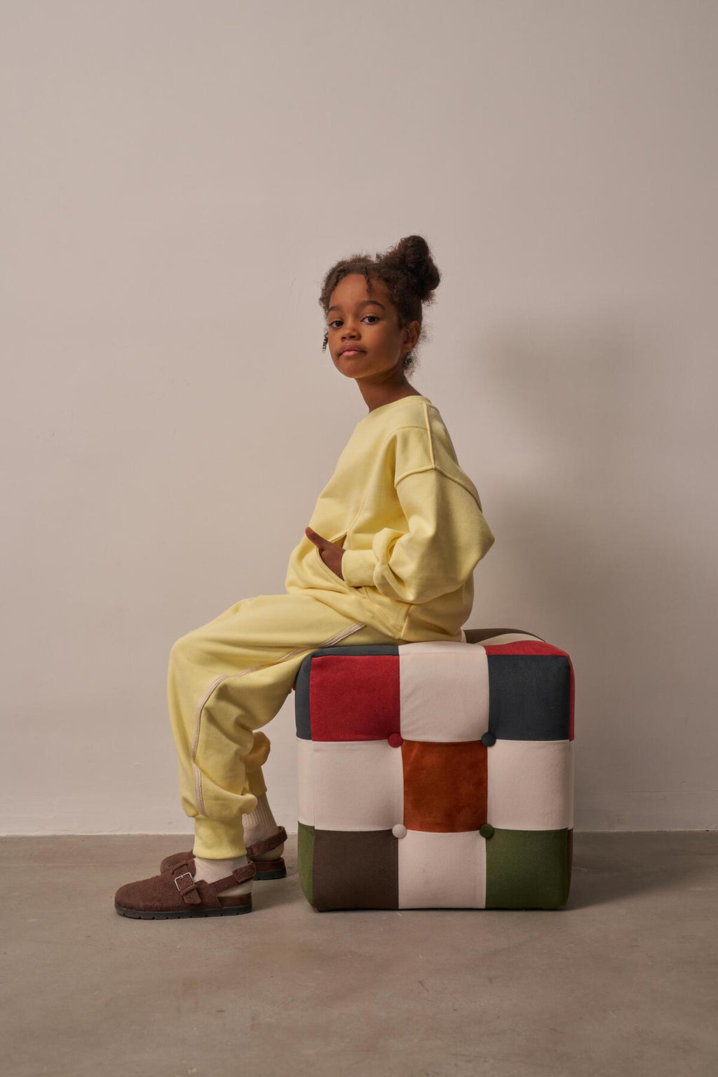 Yellow Sweat & Jogger Set