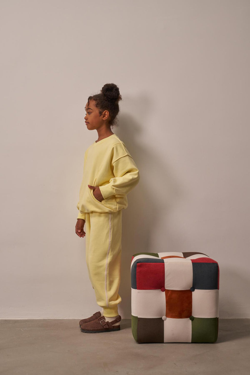 Yellow Sweat & Jogger Set