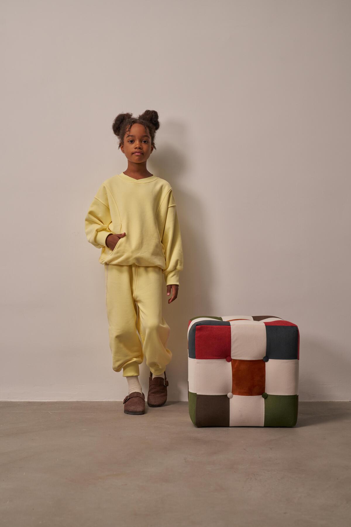 Yellow Sweat & Jogger Set