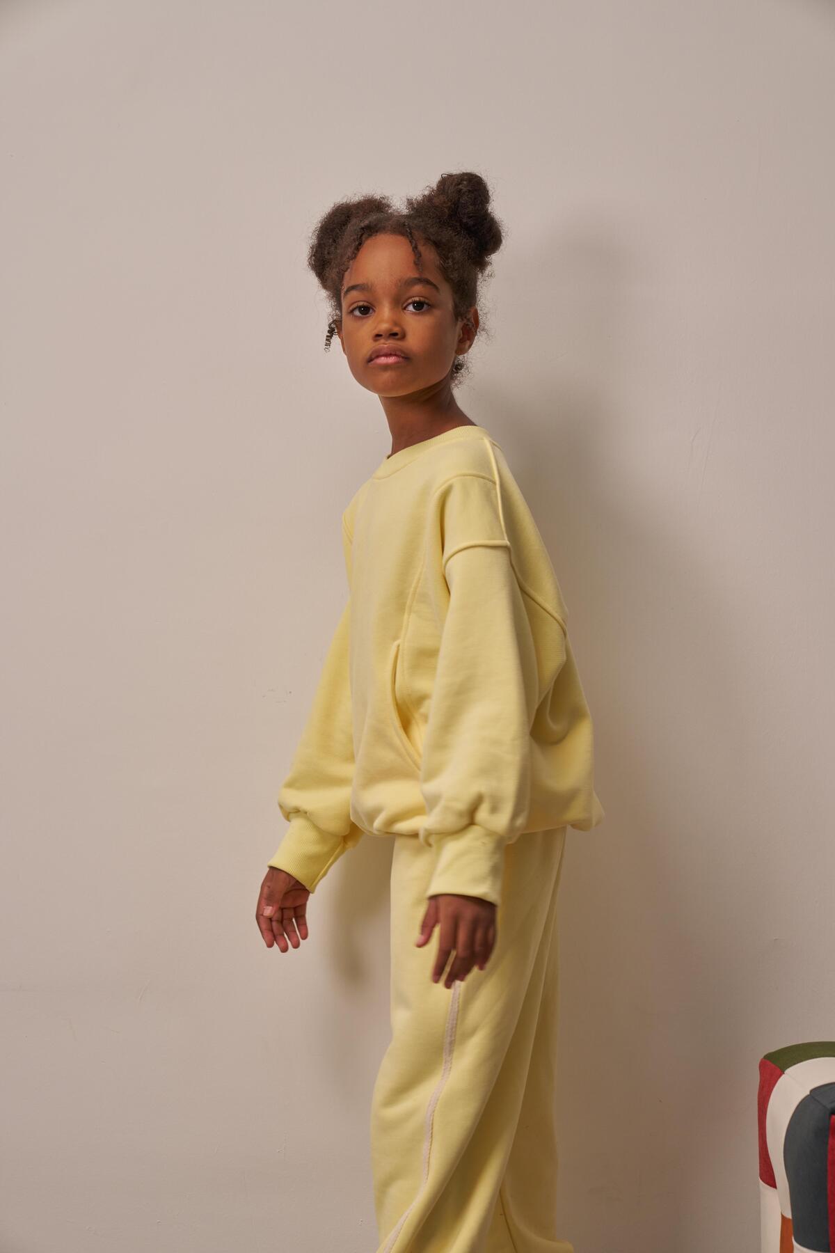 Yellow Sweat & Jogger Set